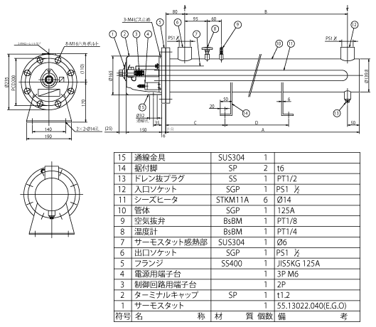 ICvq[^[ OHP-360〜600